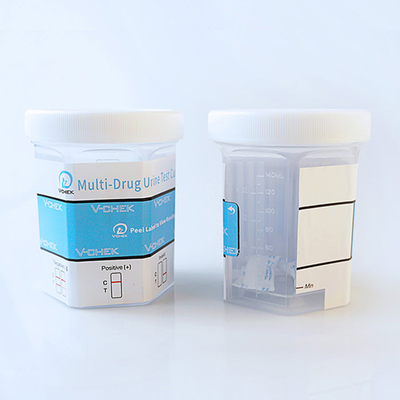 BUPの病院の使い捨て可能なプラスチック尿検査のキットの唾液のコップの容器DC124