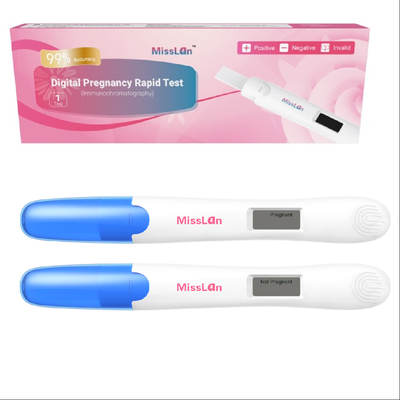 30か月OTC第1の応答の妊娠のための1つのステップ デジタルHCGテスト キットの尿のストリップ