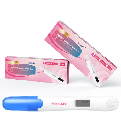 速い結果のデジタル妊娠検査の棒が付いているFDA 510kデジタルの尿の妊娠検査