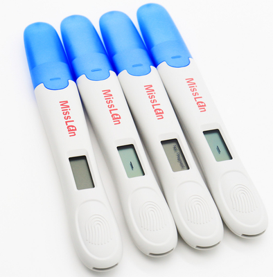 デジタル明確な妊娠最初応答の早い結果を用いる急速なテスト キット