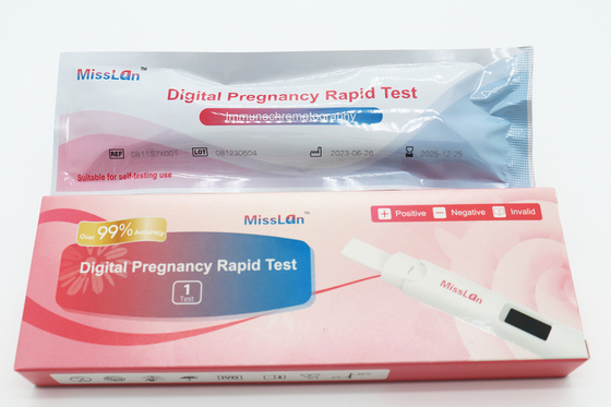女性の早い妊娠検査のための試供品のデジタルHCGテスト キット
