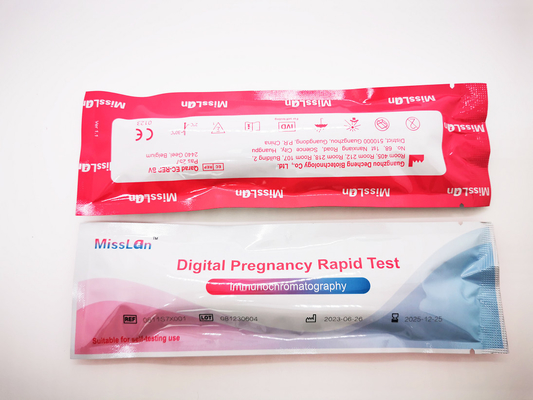 10 MIU/Mlデジタルの99.9%正確さの電子妊娠検査のキット
