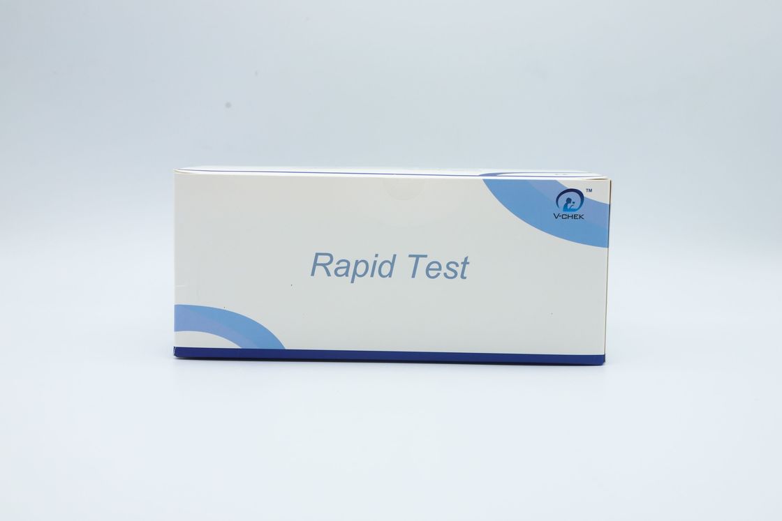 唾液の抗原テスト キットを点検しているビジネス自己のための側面フロー試験のキット